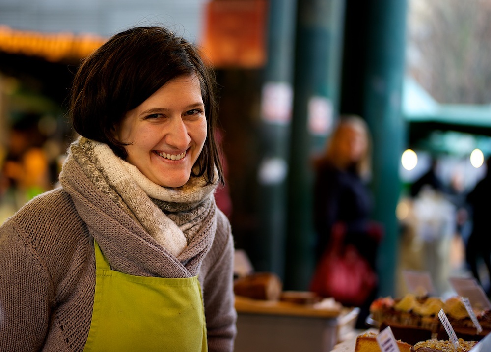 Wonderful food at Borough Market and wonderfully friendly stallholders