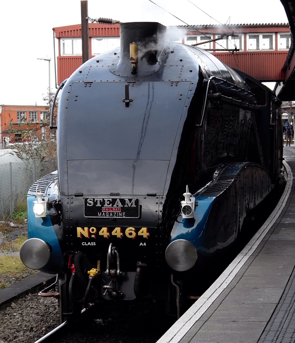   London and North Eastern Railway engine Bittern on a steam-enthusiasts