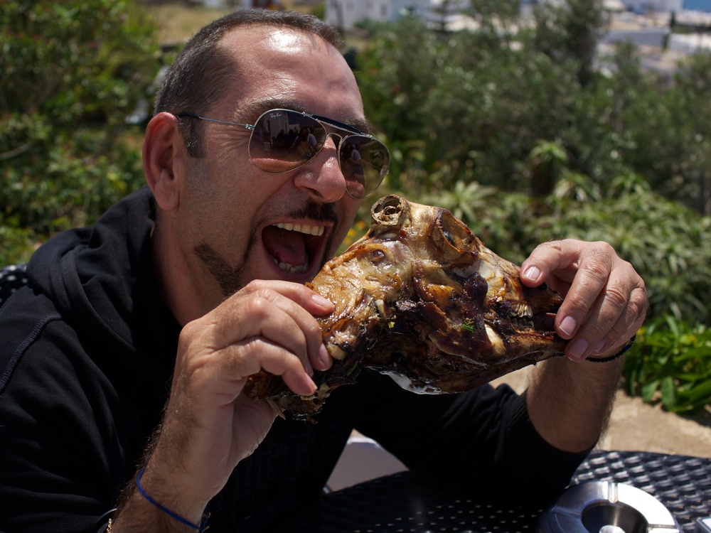   The head is the delicacy. This picture, from last Easter, was definitely not taken on an iPhone, nor on a Leica M. It was snapped on the Sony RX1, full-frame goodness in a very small package  