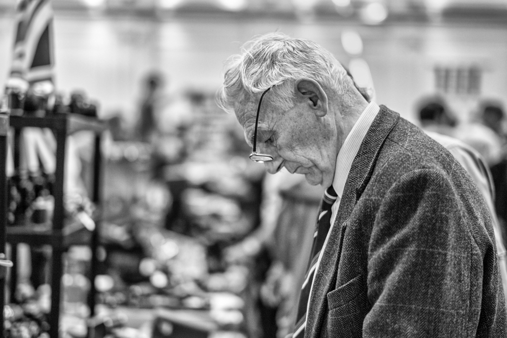   Buying vintage cameras and accessories is a serious business.   