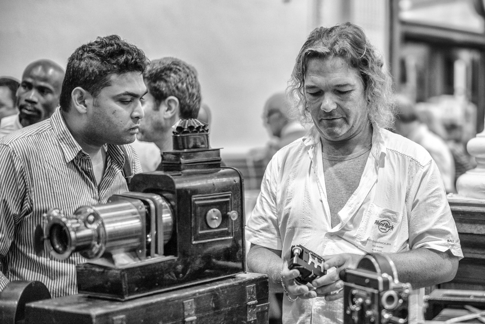   It just gets curiouser and curiouser―is there is no limit to the appeal of old photographic gear? The eponymous Mr. Rock (right) of  RockyCameras.com   