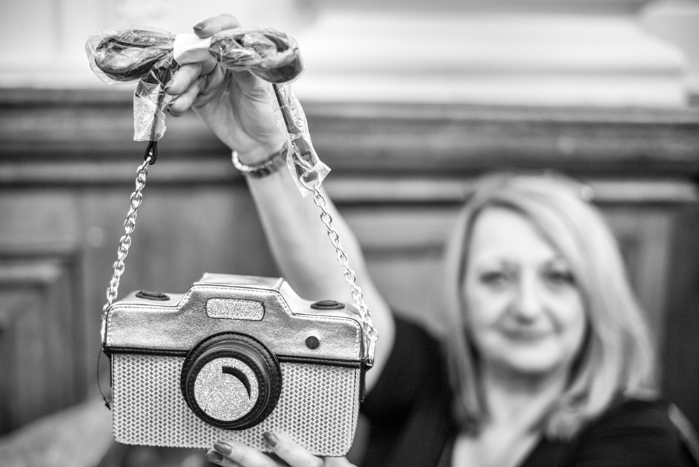   Lots of tasteful stuff at the Photo Fair, including this delightful camera clutch bag which Ivor Cooper of London