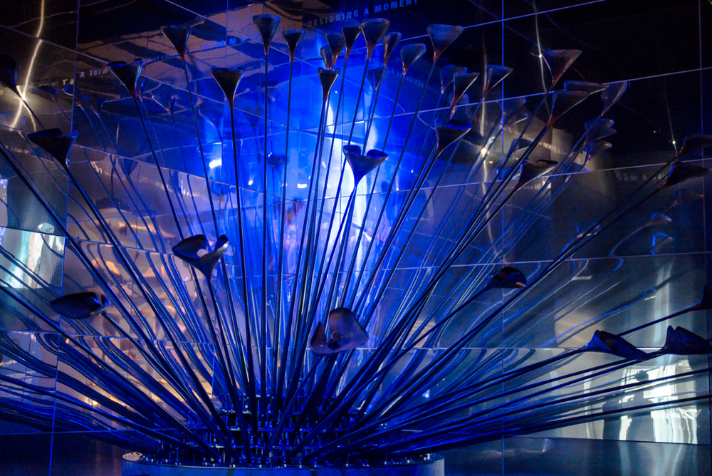 The Cauldron as it was immediately before being ignited at the start of the Olympic Games in 2012