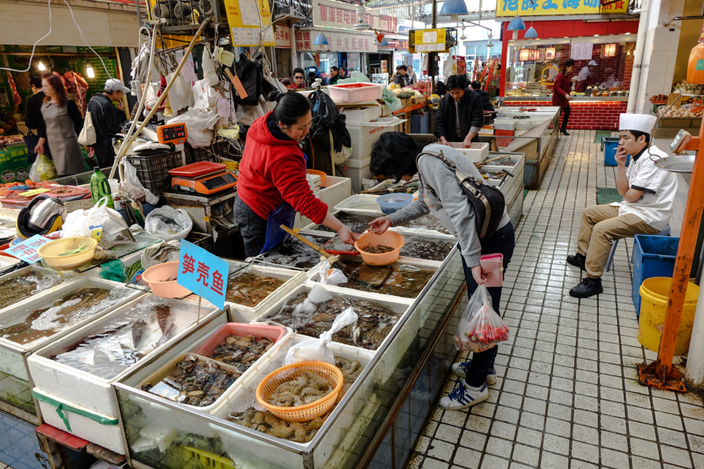 Fresh seafood for the asking