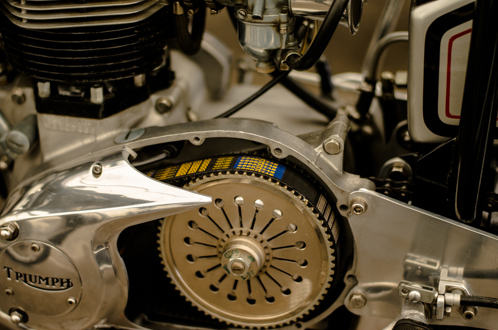   Inside a Triumph, f/1.4  