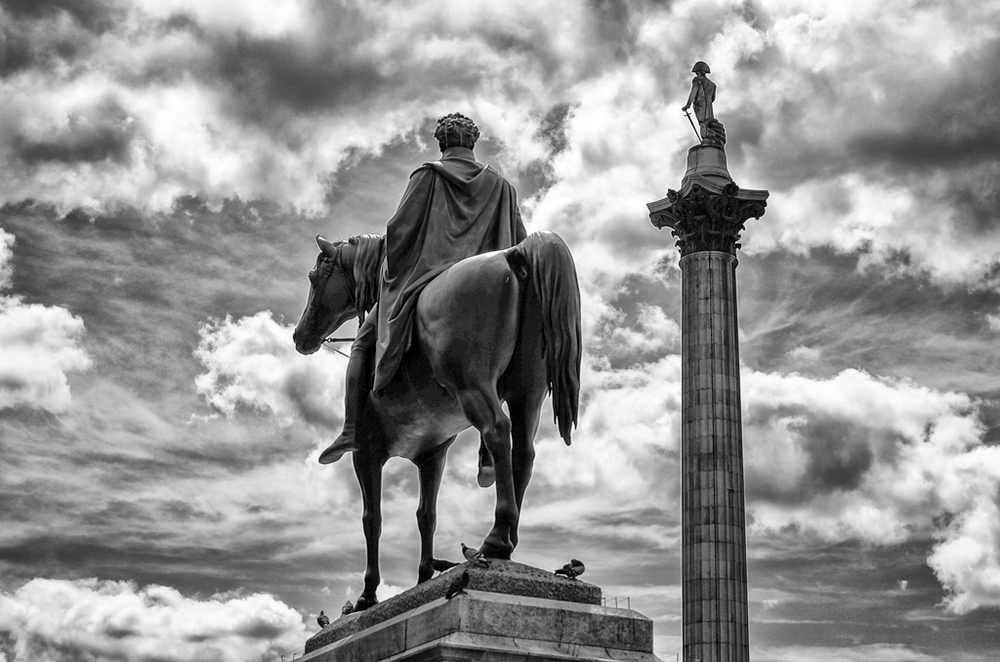  England Expects, 60mm. Silver Efex Pro, high structure harsh preset  