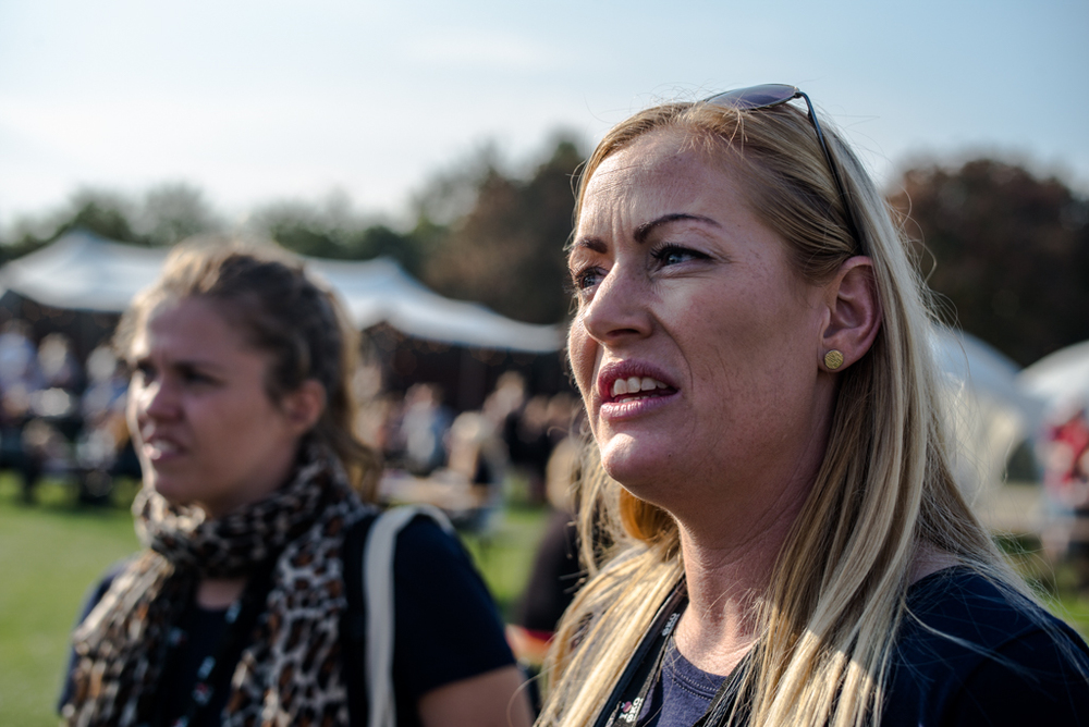 Anna Lund, big boss of the Aarhus Food Festival. Unlike us journalists she probably lunched on a lettuce leaf and a stick of celery. And she didn