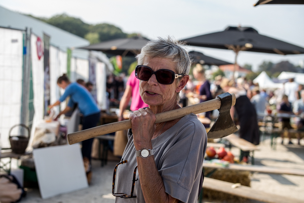 Finally, if you are tempted to stray from the path of organic righteousness, do bear in mind that food festival visitors are a hardy breed and don