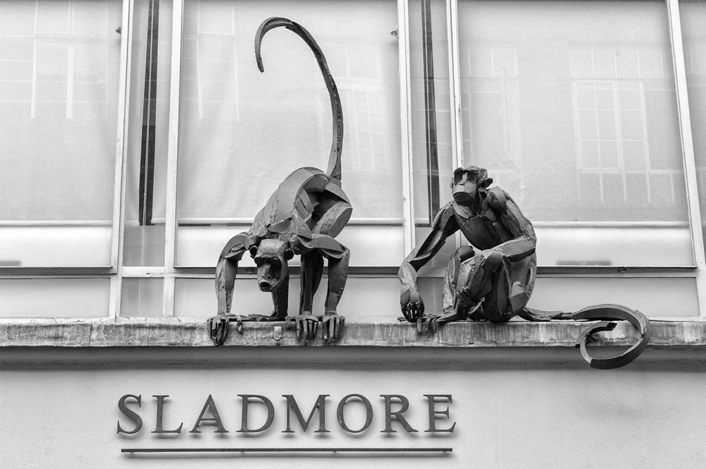 Monkey business next door to Leica Mayfair in London
