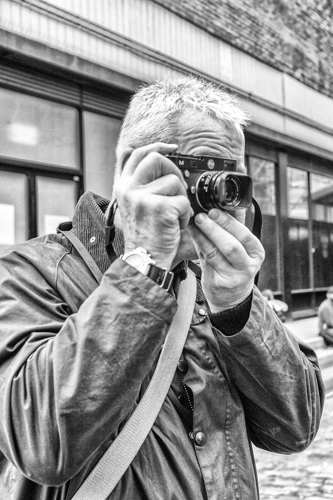 Bob Rhodes gives the M camera a thorough test run during Satuday