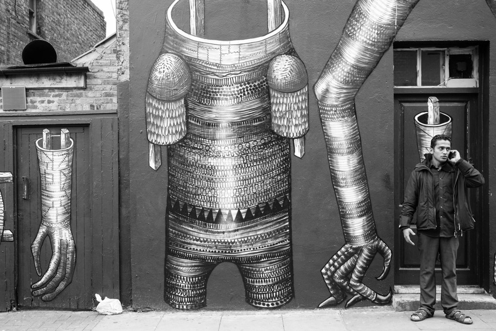 The whole Brick Lane area is full of interesting possibilities for photographers