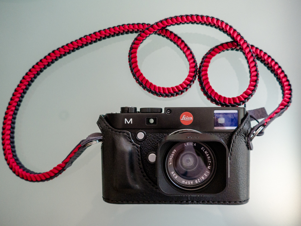 Barton1972 Braided Style Yin Yang neckstrap (camera case is by Arte di Mano)