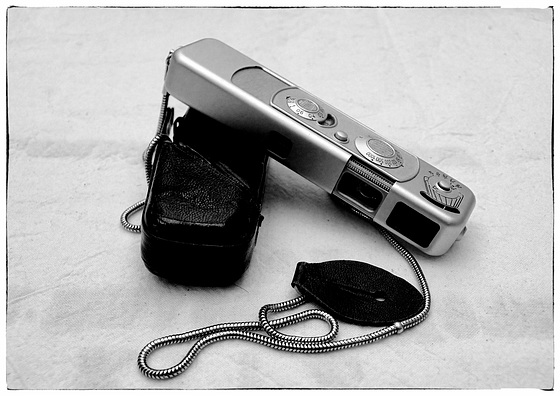 The Minox as she looks for real before acting as my dumb subject for macro experiments