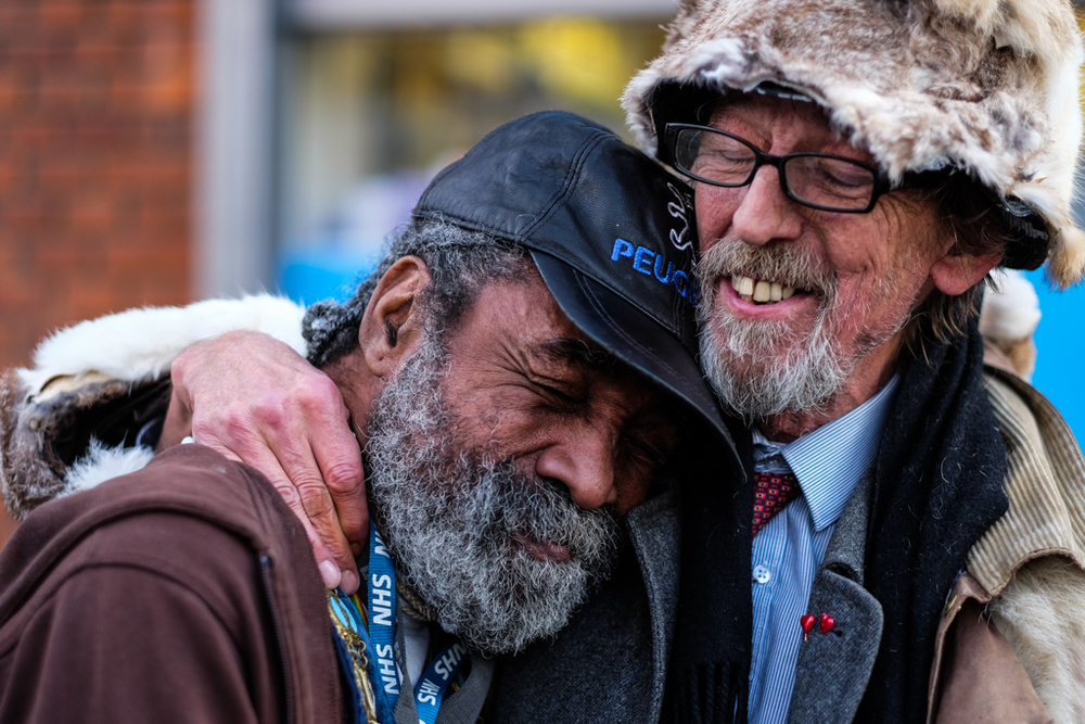 Portobello Road locals at play: f/1.2 @ 1/550s