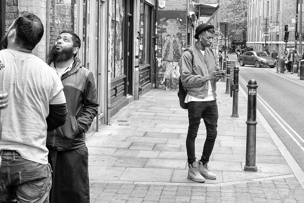 Inspiration can come from different places: Whichever Fuji you choose you will have a superb tool for street photography. This is taken with the X-T1 and 27mm f/2.8 pancake (Photo Mike Evans)