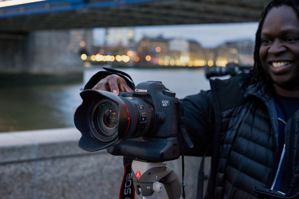 Leader of the pack, Tops of ShotByTops.com , fettles his 6D for a gripping long-exposure dusk shot. f/4, 1/50s at ISO 6400