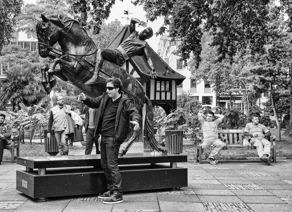The X Vario is capable of producing excellent monochrome work. (Photo: Mike Evans, Soho Square, London)