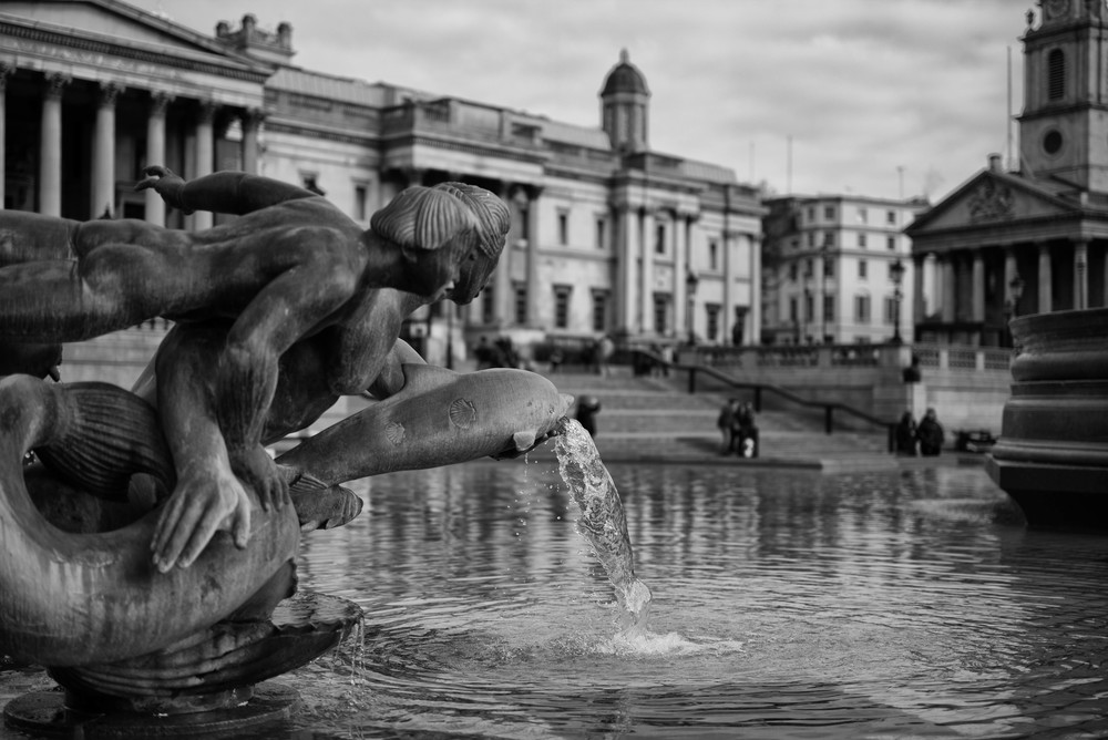 Trafalgar Square, National Gallery and St. Martin