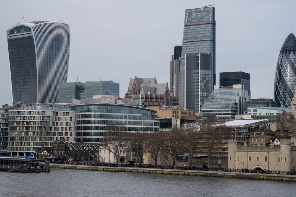 More cityscaping with a touch of colour from the little Fuji