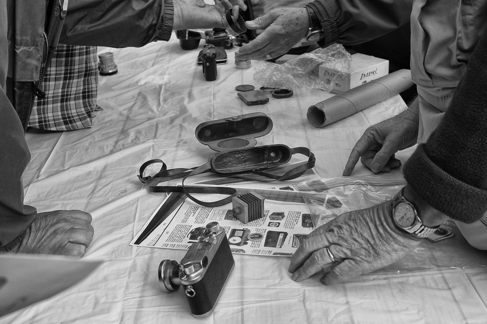 More hands. The tiny wooden object with the faux bellows on the A4 sheet of paper is a pre-1900 pinhole camera which a friend picked up for ÂŁ25. It is likely to be worth upwards of ÂŁ200