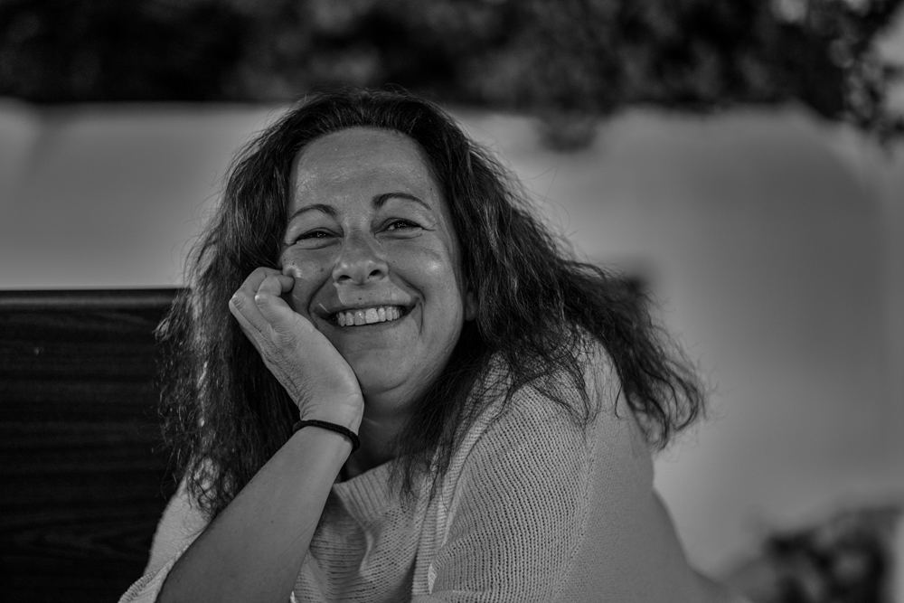   After sunset, a great meal with Sissi at the long-established  Fato a Mano restaurant  in Mykonos Town (Sony/Leica)  