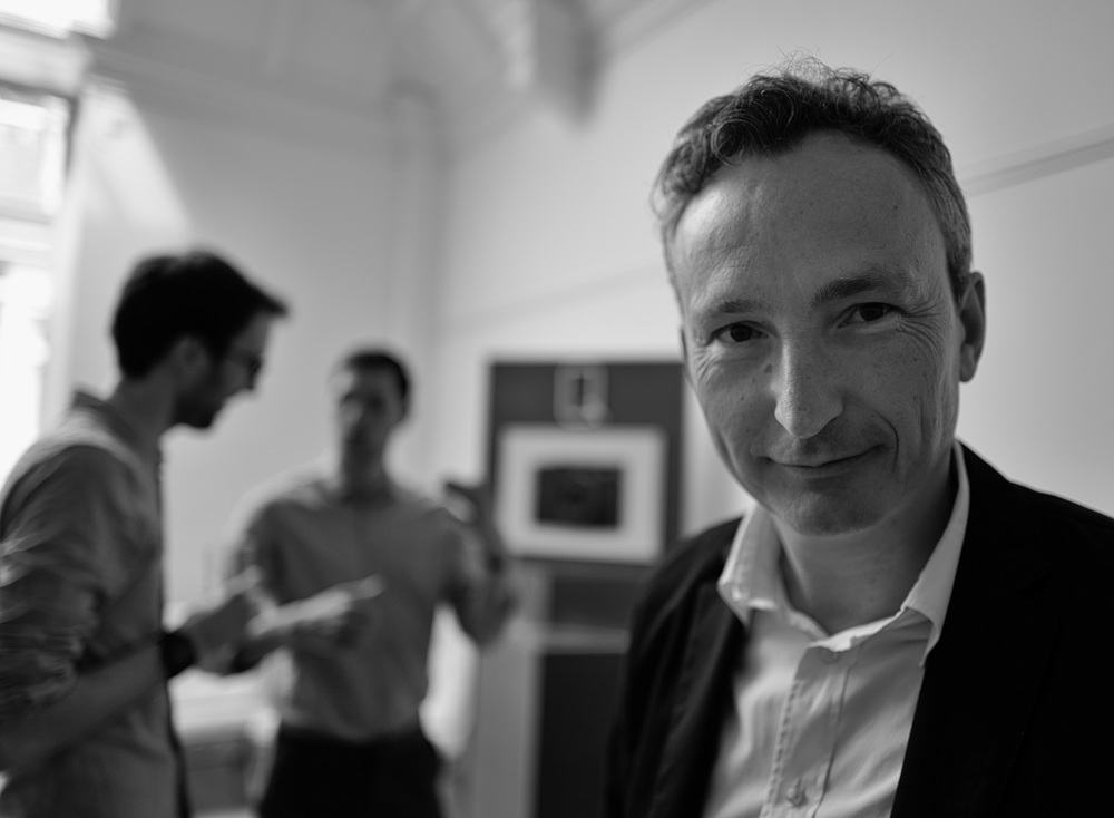 Leica UK Managing Director, Jason Heward, at this morning