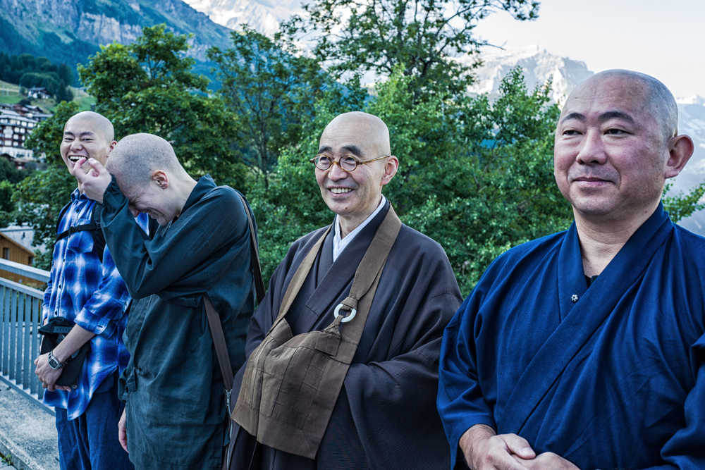 A medley of merry monks prepares to visit the Mönch and the Jungfrau
