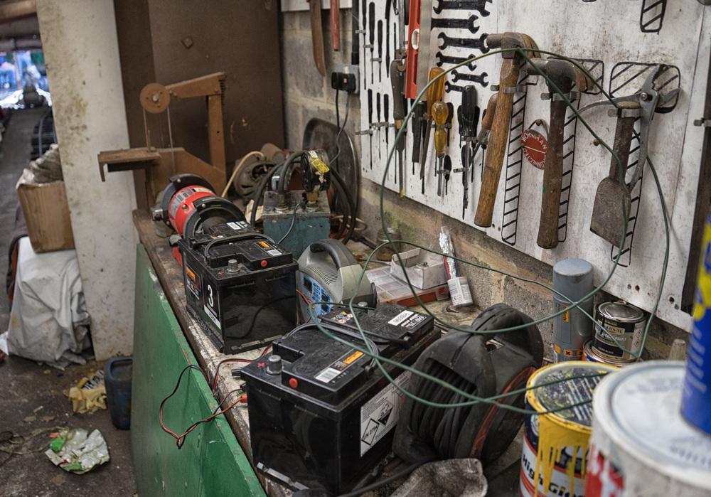 Batteries to power the diesel locos