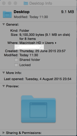 If the size of your desktop is much more than 10MB you need to do some housekeeping