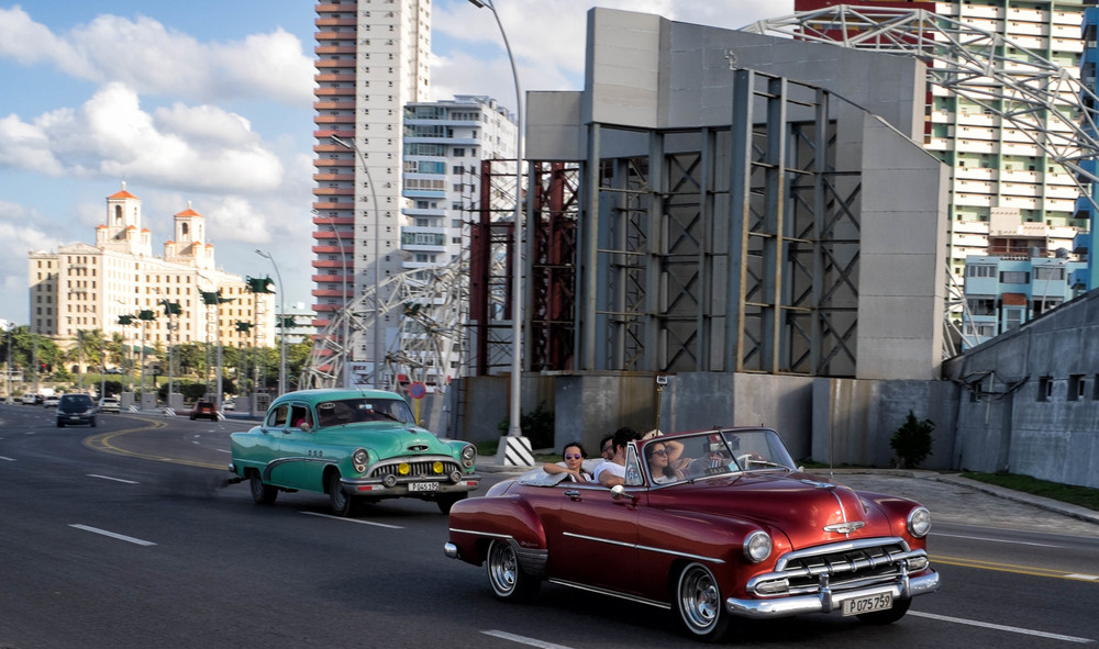  On Malecon in Havana 