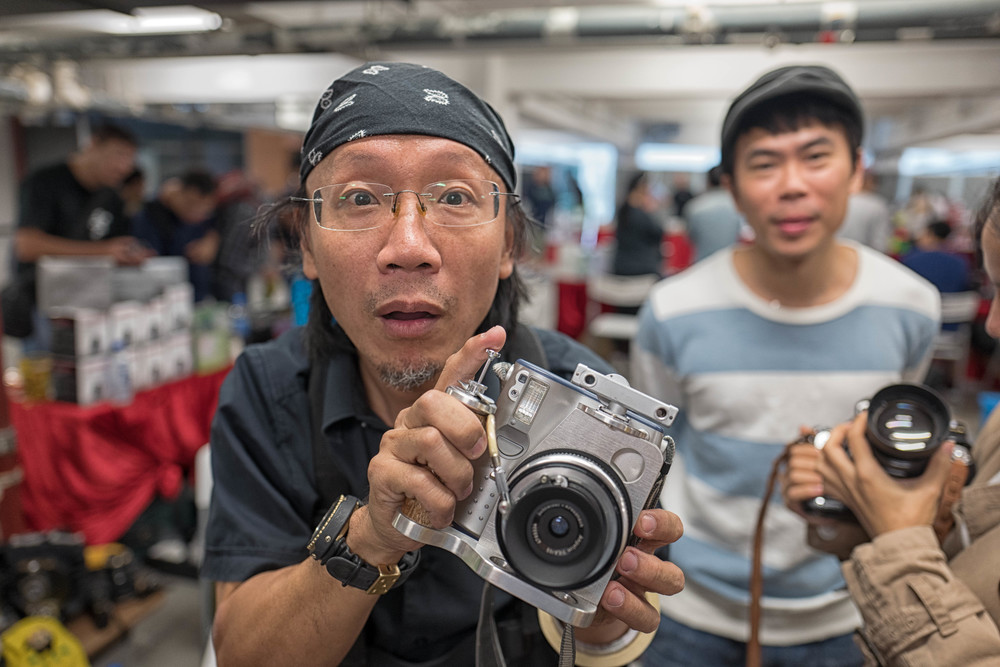  The irrepressible Tom Chung, featured yesterday, is the author of a rather fabulous range of steam-punk instant cameras which you can find at  Classic Camera Shop  in Prince Edward 