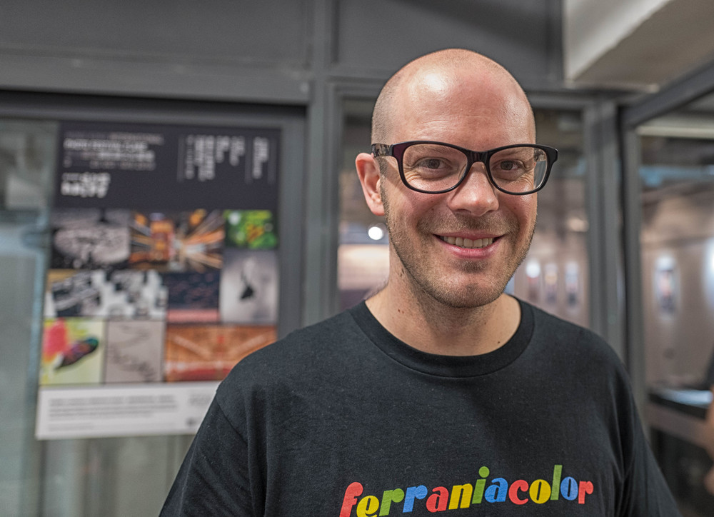 Mr. Japan Camera Hunter himself, Bellamy Hunt, all the way from Tokyo to exhibit some of his cameras and accessories (Photo: Leica Q)