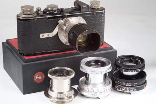 A trio of collapsible Elmars: Photo Carl Merkin