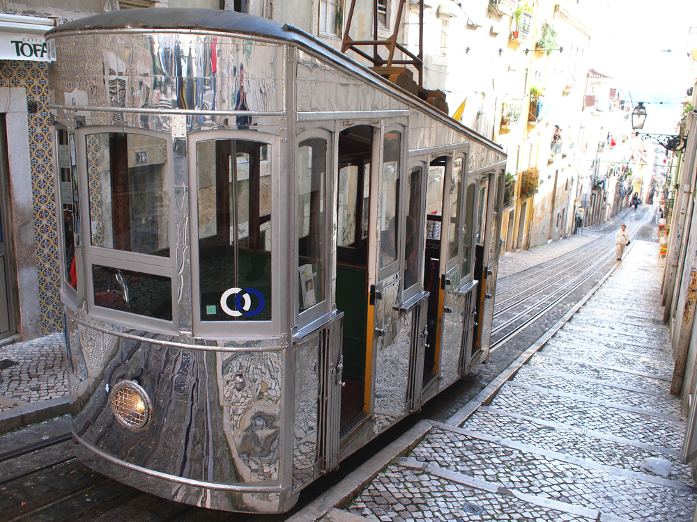 Cable Car to the Stars, Lisbon (Bill Palmer, Olympus EP1)