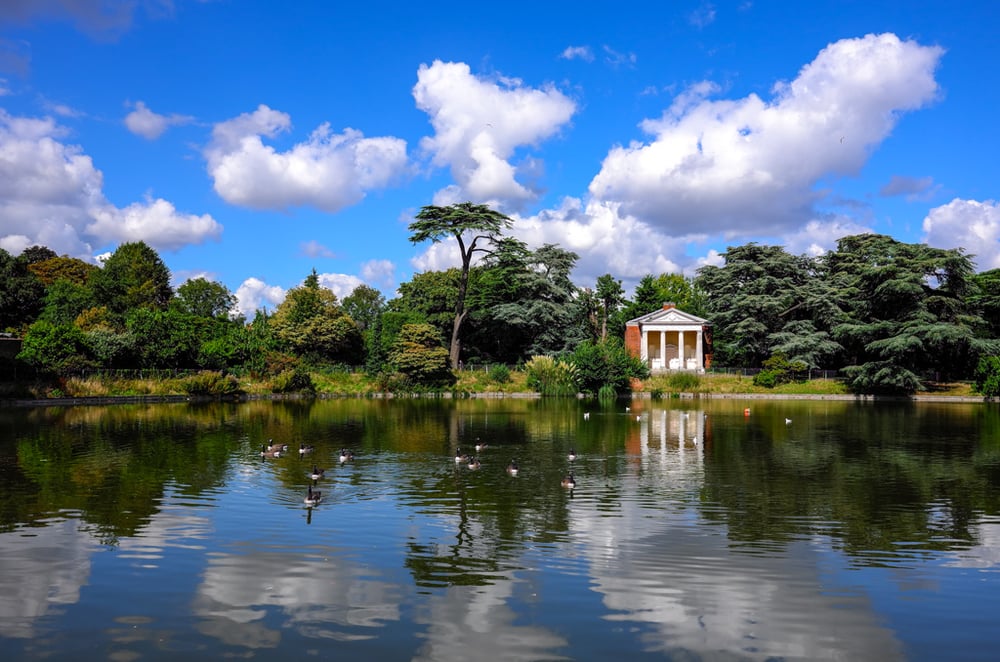 Wide at 28mm, the X Vario is a great landscape camera: Here in Gunnersbury Park, West London, at f/5.6 and 1/800s.