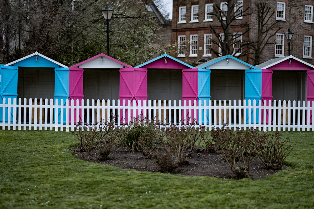 And if it rains, these novel beach-hut-style pub booths, complete with tables and bench seating, will be a refuge for the thirsty