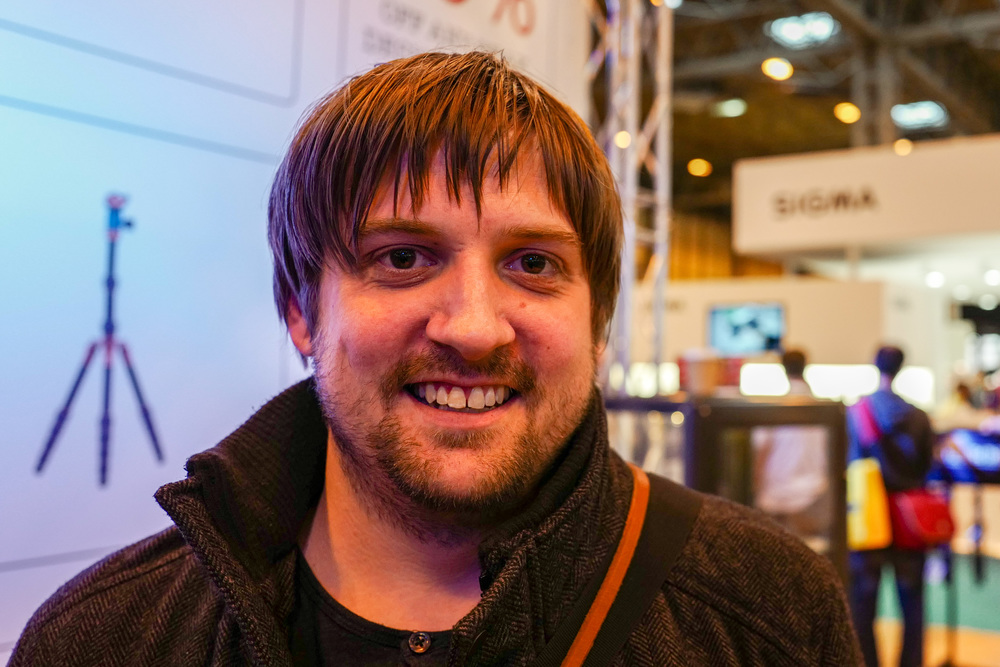 Hamish Gill of 35mmc.com displaying an unexpected in-depth knowledge of tripod lore