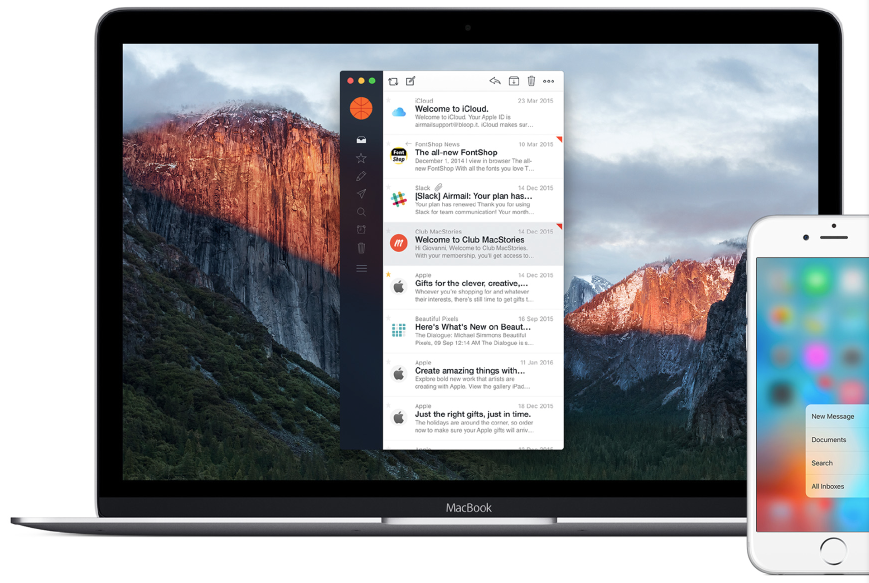 Airmail claims to be the lightning fast email client for Mac and iOS