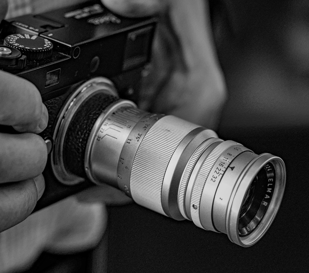 Cheap Leica Lenses: A 90mm Leitz Elmar for £30, fingerprint 