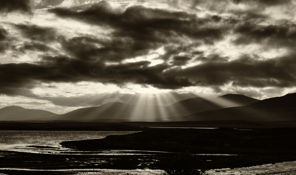 Photo 1: Sun Rays Sepia