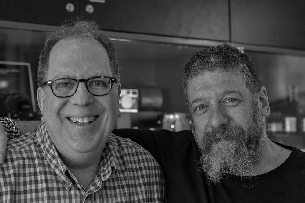 Frank Dabba Smith (left) with Ivor Cooper of London
