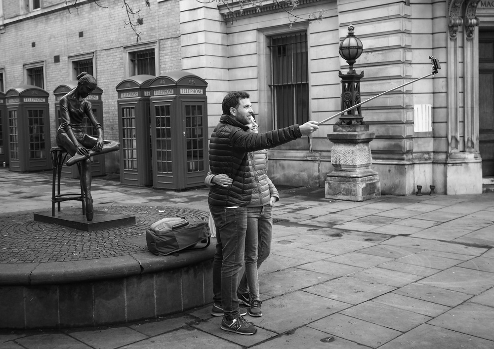 Yes, we did ask if we could take their picture. This is an mono jpg from the Olympus