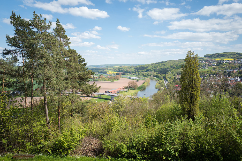 Leica Q, view from Burg Vlotho, overlooking the Weser valley. The DNG was altered only in tonal values. You can debate whether the image could use a little more contrast or saturation, but less is generally more