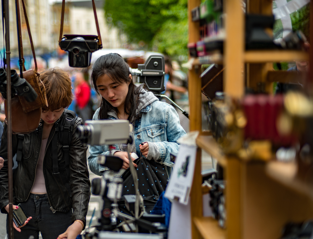Ziess and Leica SL. Precise focus at wider apertures can be easier on a good electronic viewfinder such as that in the SL.