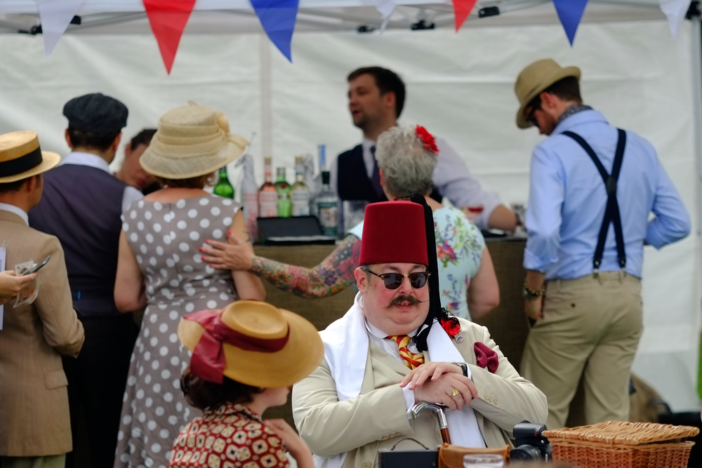 Fezzing up to the memsahib