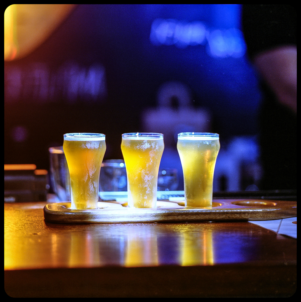 Beer a drinking....