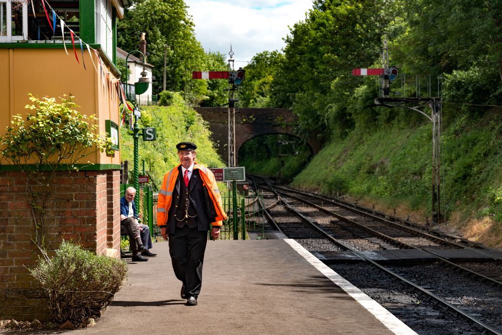 Every heritage railway in Britain is run by enthusiasts who devote their time and energy to their hobby. They love dressing up in period gear.