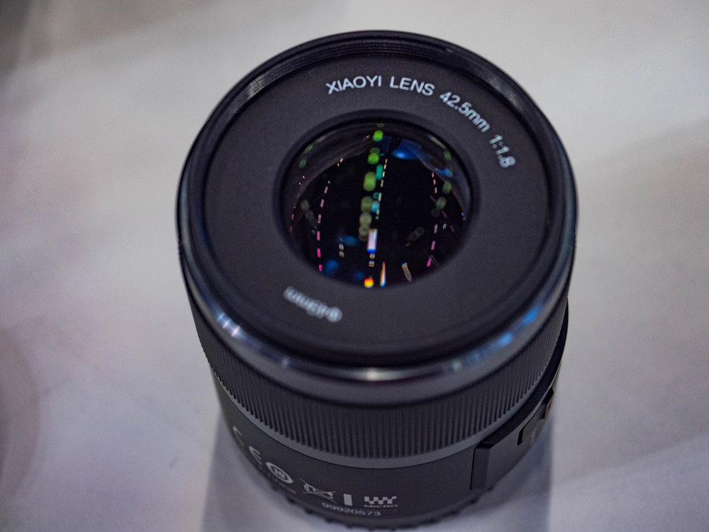 The XiaoYi lenses are light as a feather, partly as a result of the innovative plastic mounts.