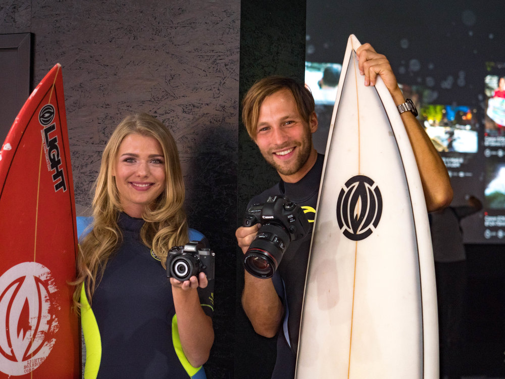 Surfing with Canon