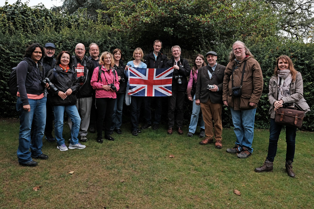The group shot, flying the flag (Photo Bill Palmer, X-Pro 2)